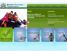 Tablet Screenshot of marinerstraining.com.ph